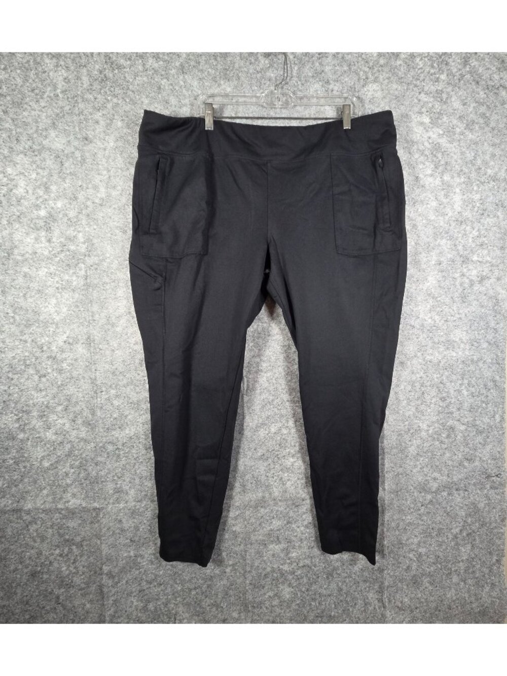 Ridgecut Women's Elastic waistband Athleasure Pants Black Size 2X